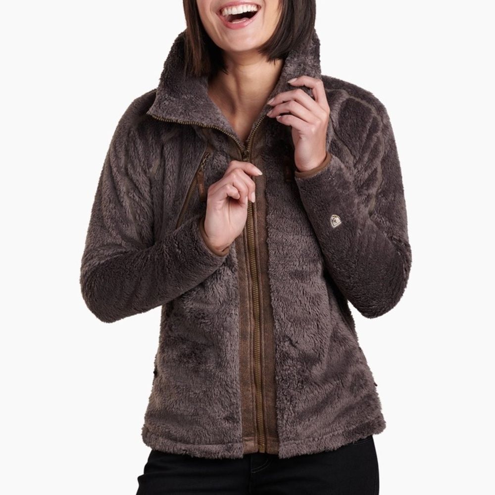 KUHL Women’s Italian Fleece Flight Jacket in Breen Sz XS